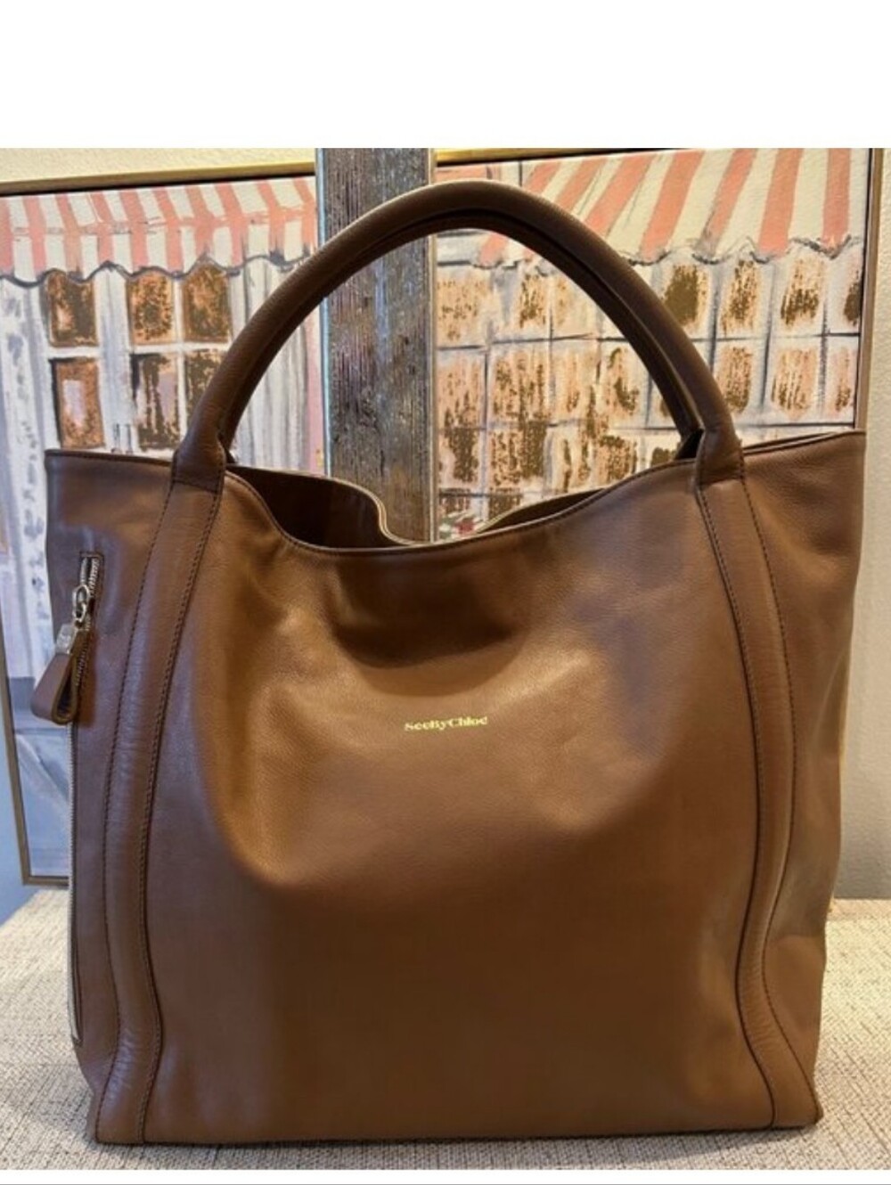 See By Chloe Leather Hobo Tote
